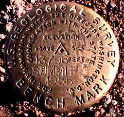 (Summit marker)