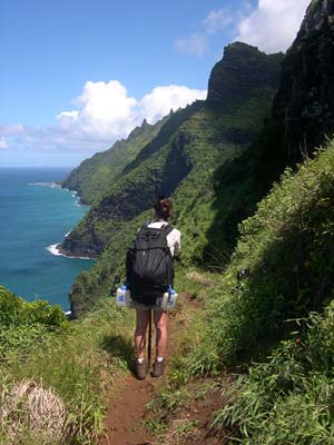 (Looking toward Ke'e)