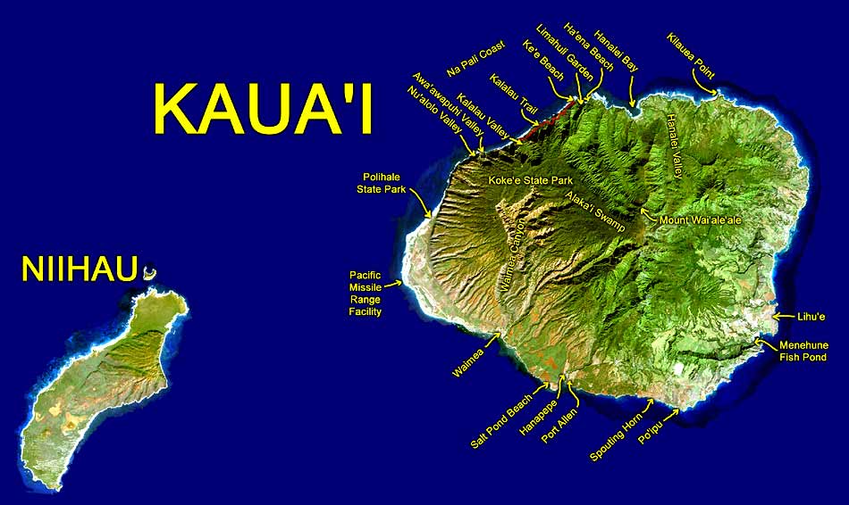 (Kaua'i Map)