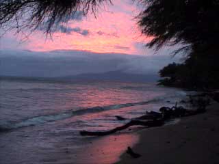 (Papalaua Beach sunset)